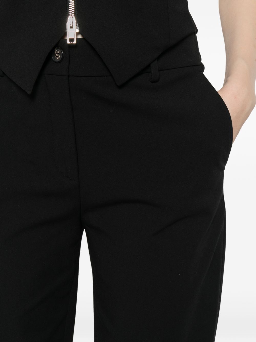Via Masini 80 Cotton wide-leg trousers
