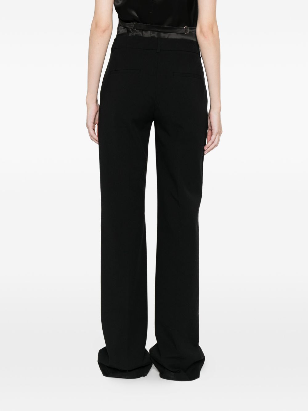 Via Masini 80 Cotton wide-leg trousers