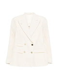 L.B.M. 1911 Linen blend double-breasted jacket