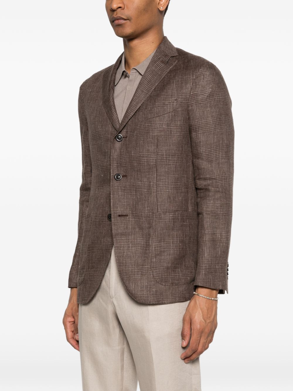 Boglioli Linen double-breasted jacket