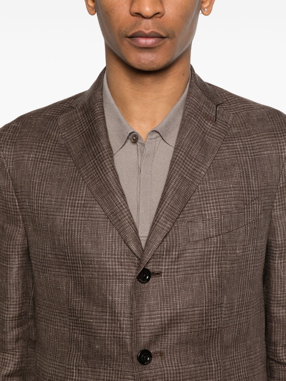Boglioli Linen double-breasted jacket