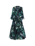 Samantha Sung Aster cotton midi dress