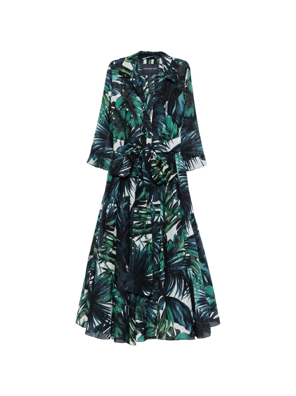 Samantha Sung Aster cotton midi dress