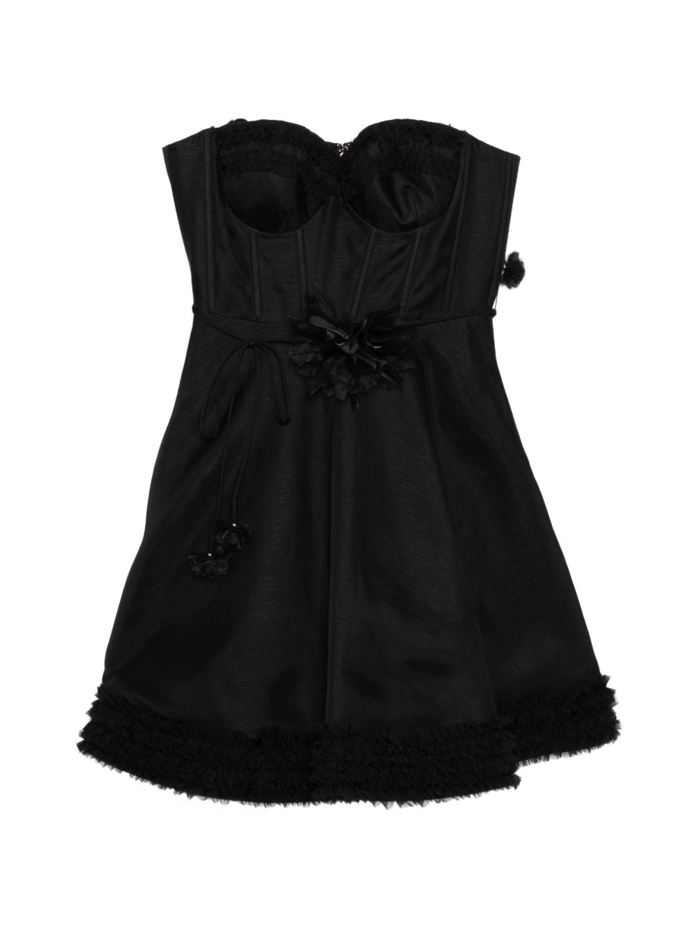 Zimmermann Luna linen and silk mini dress
