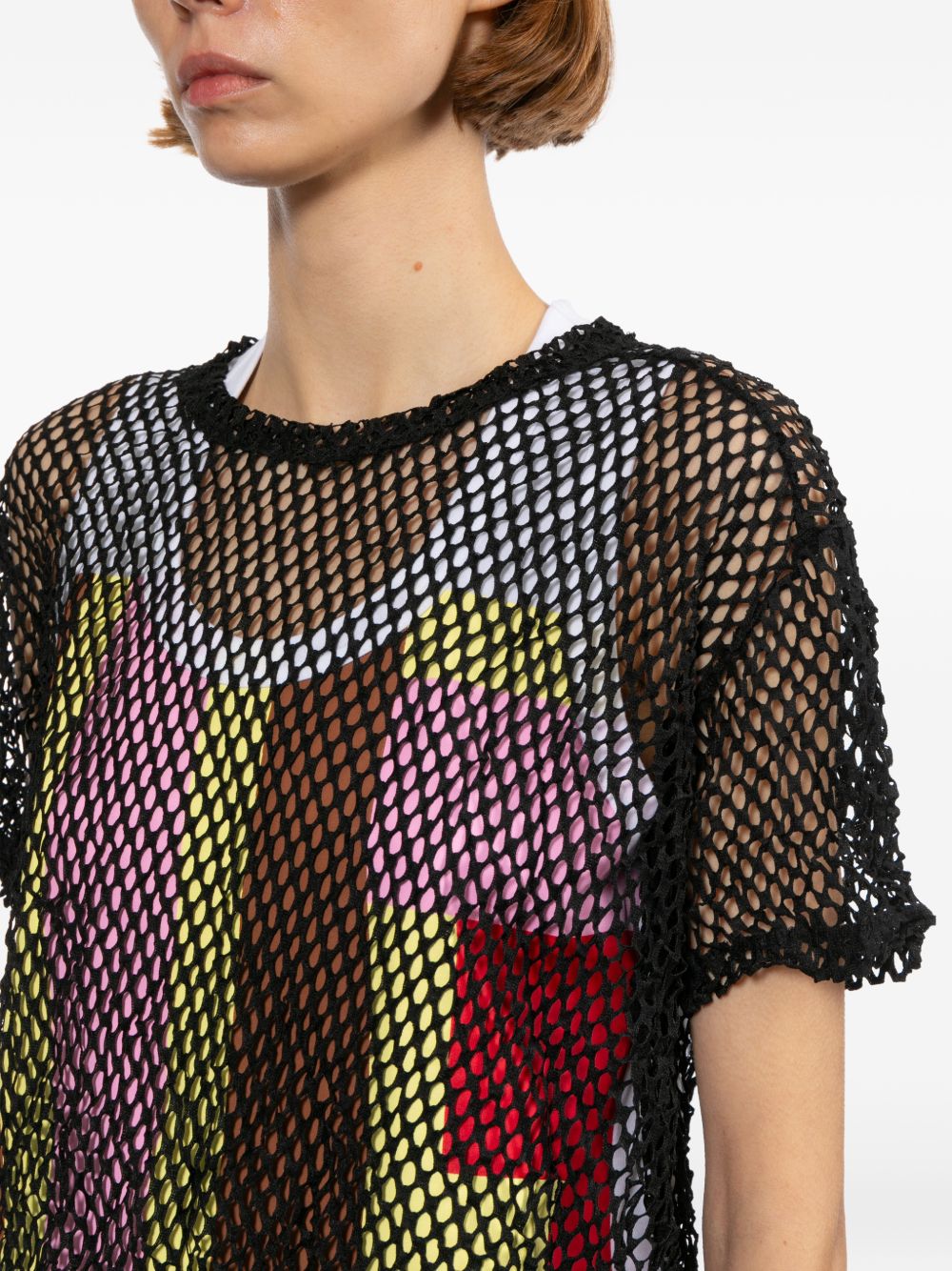Comme Comme Open-knit t-shirt