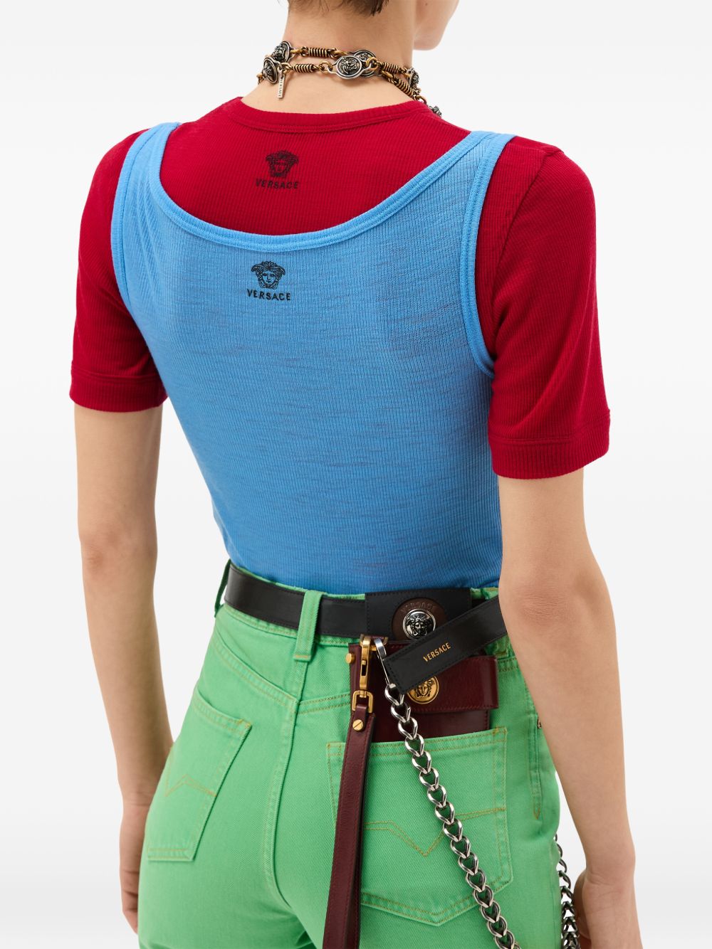 Versace Medusa wool tank top