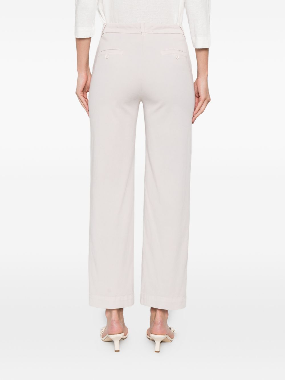 Via Masini 80 Cotton straight-leg trousers