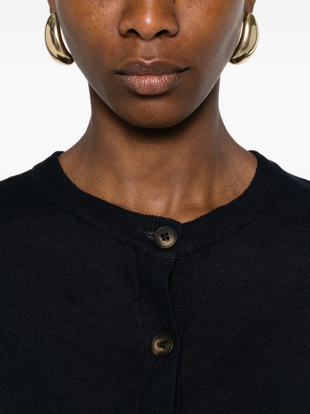 Base Linen and cotton blend cardigan