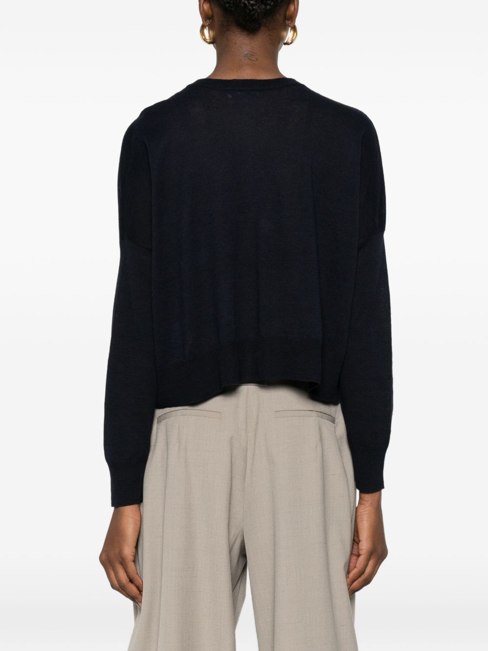 Base Linen and cotton blend cardigan