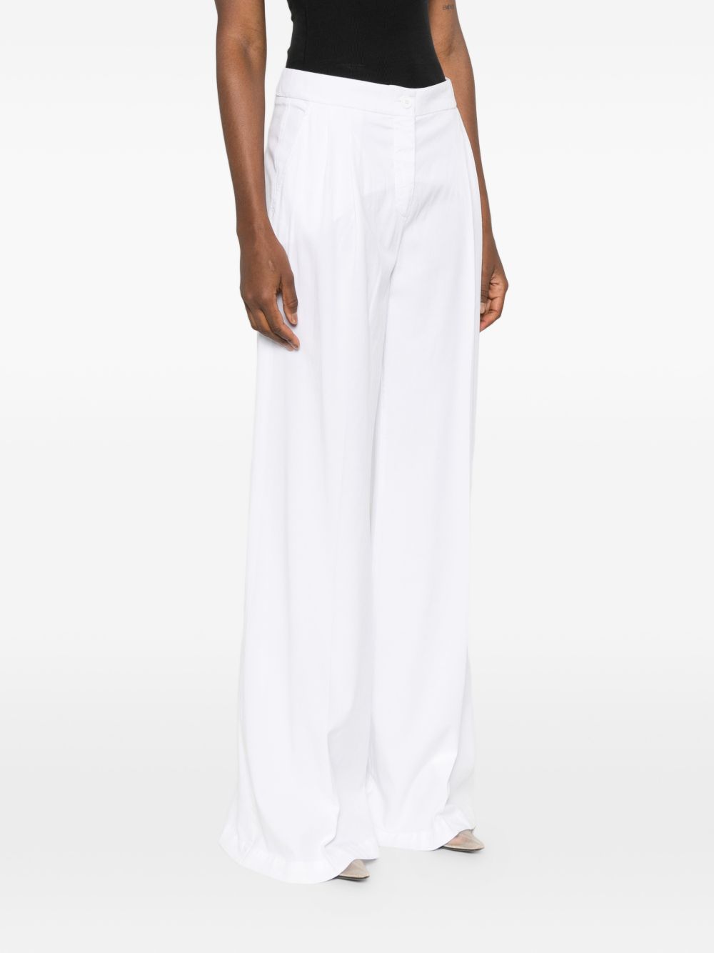 Via Masini 80 Linen blend trousers