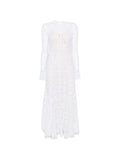 Forte Forte V-back Lace long dress