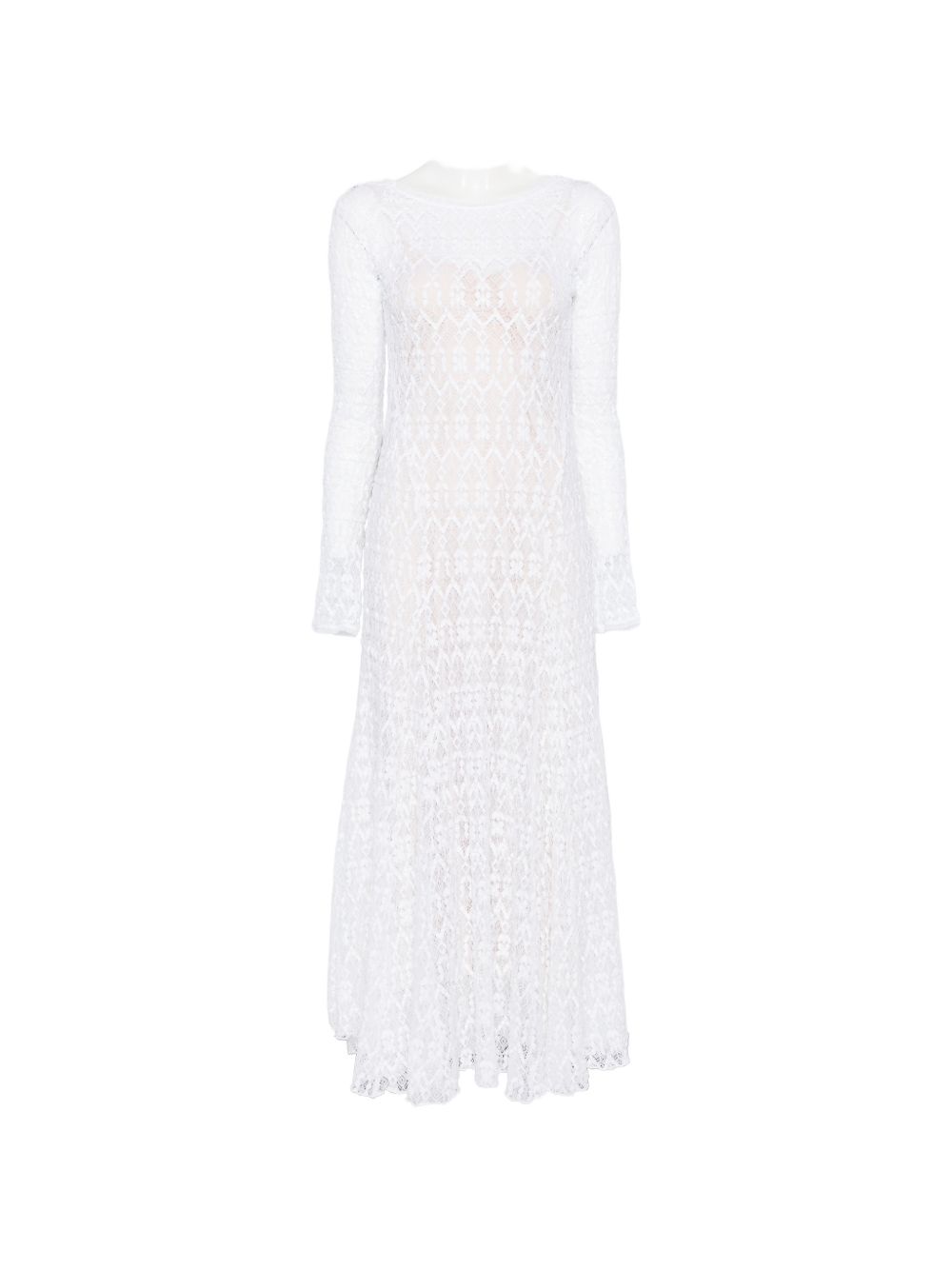 Forte Forte V-back Lace long dress