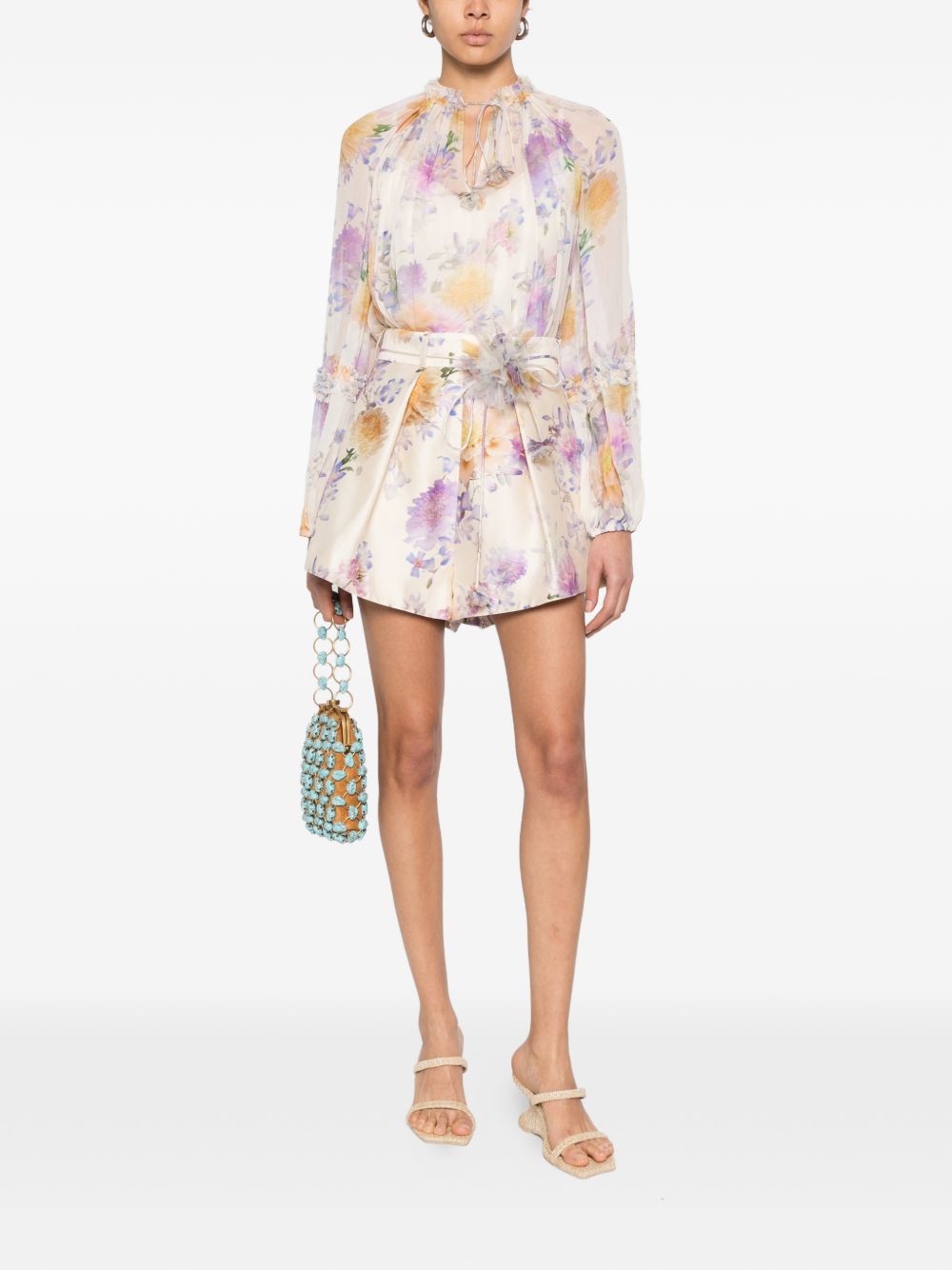 Zimmermann Luna printed blouse