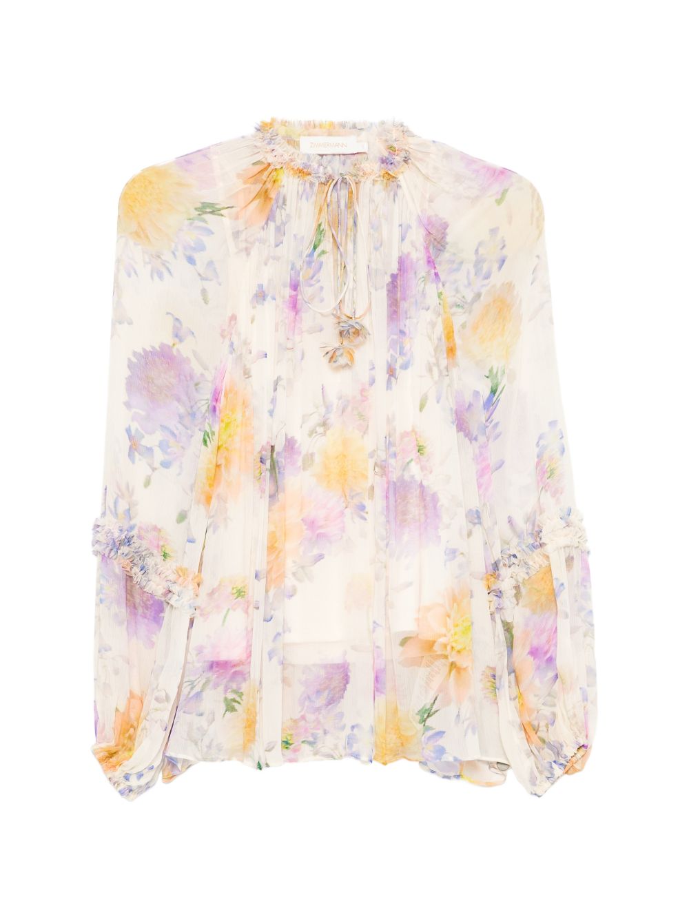 Zimmermann Luna printed blouse