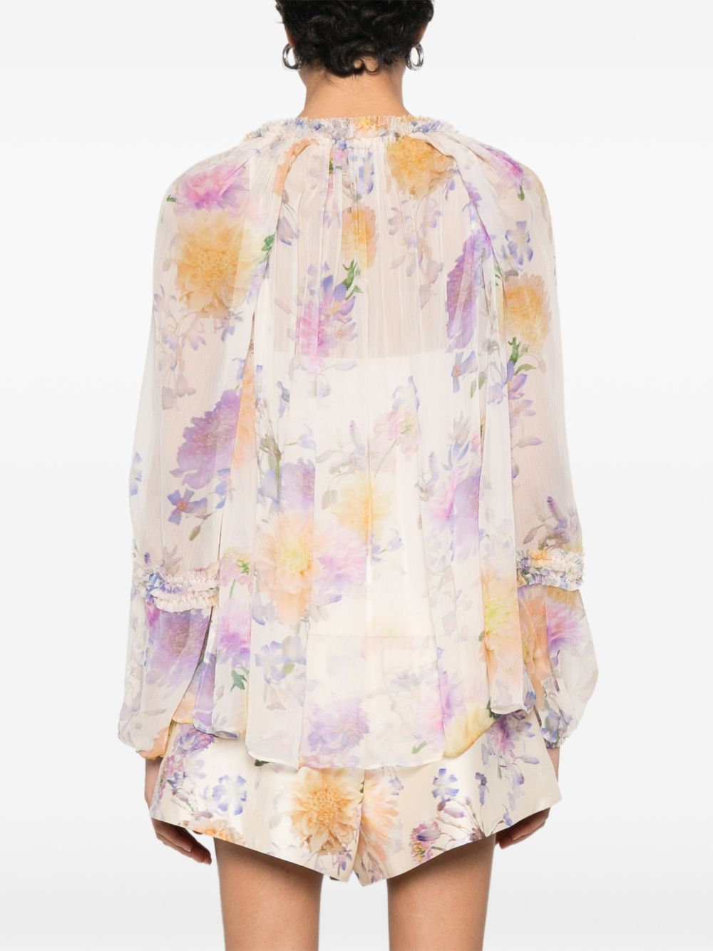 Zimmermann Luna printed blouse