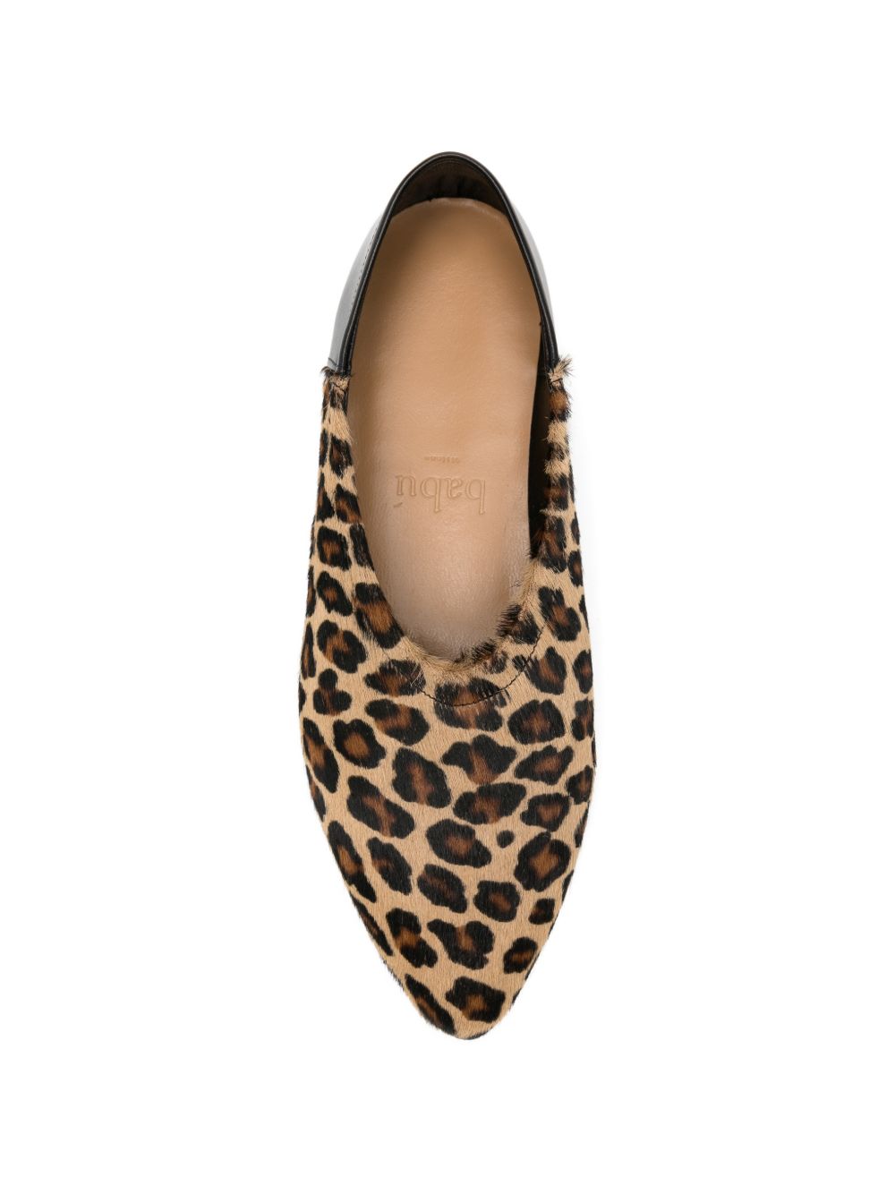 Babu' Milano Leopard ballet flats