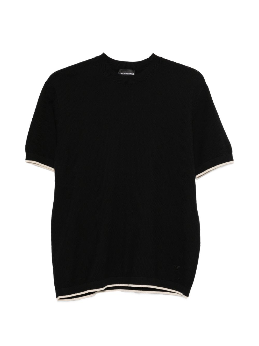 Emporio Armani Cotton knitted t-shirt