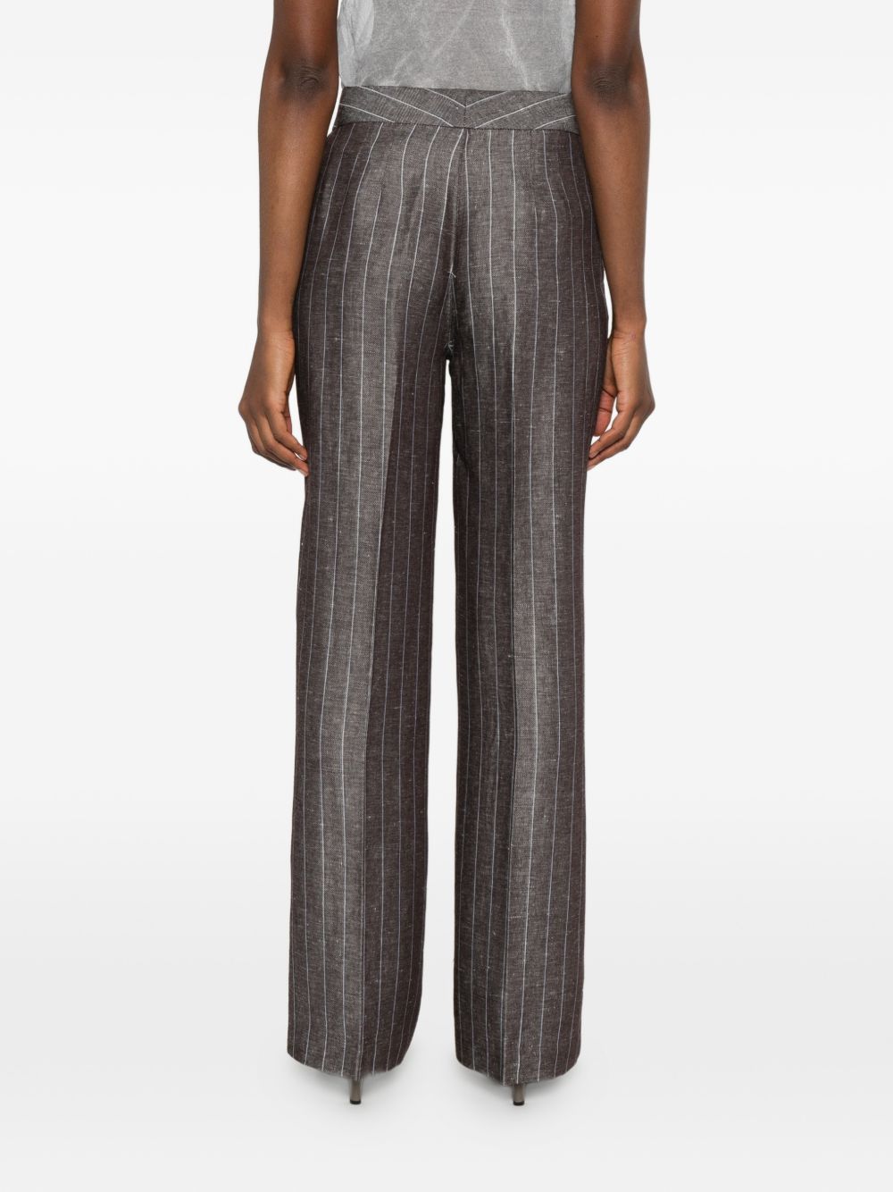Via Masini 80 Pinstriped trousers