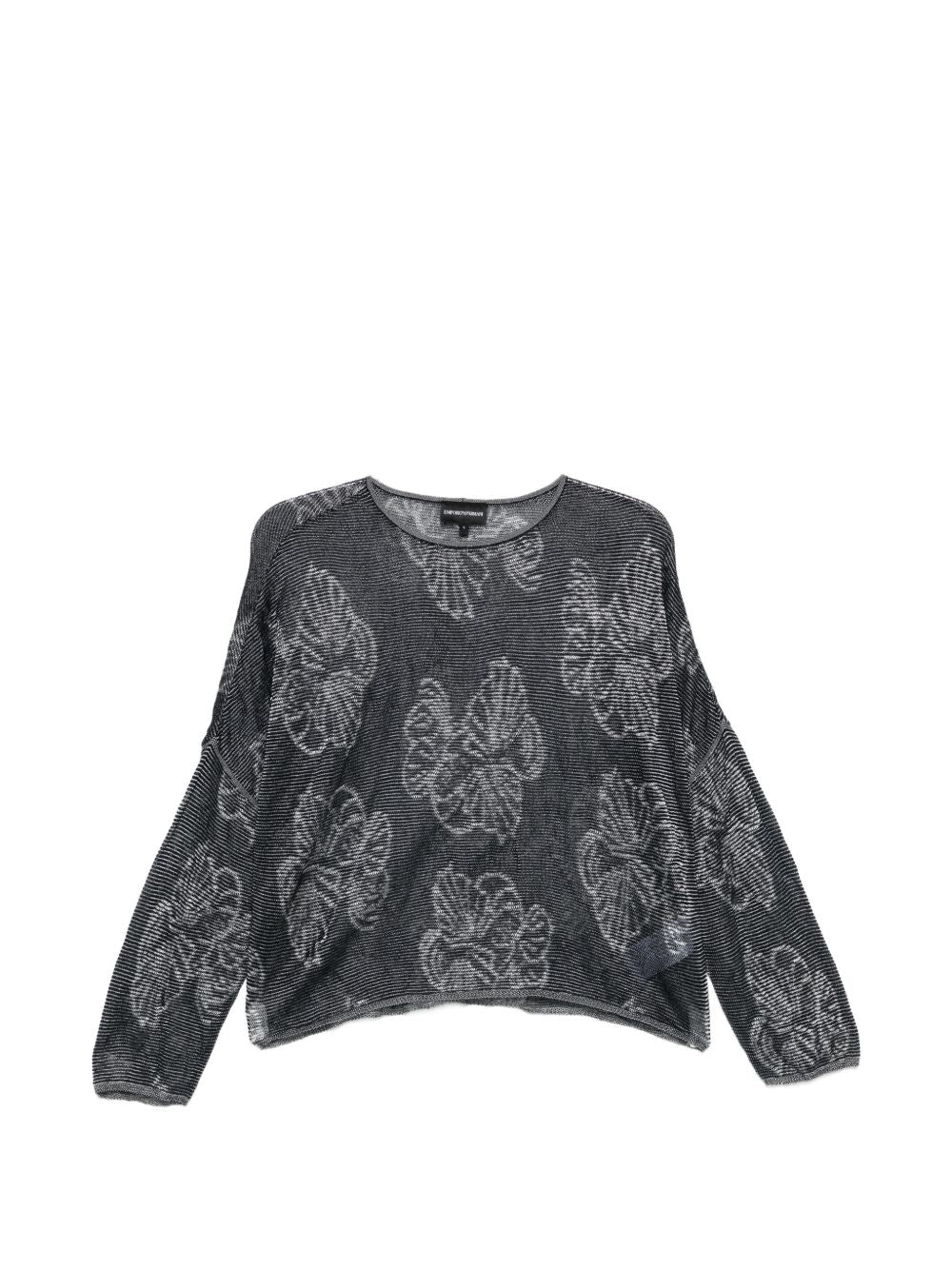 Emporio Armani Embroidered crewneck sweater