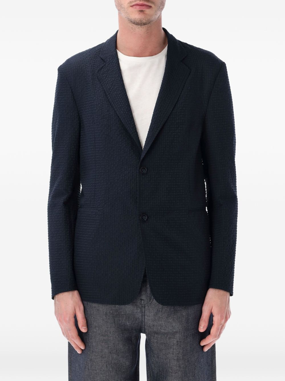 Emporio Armani Single-breasted blazer jacket