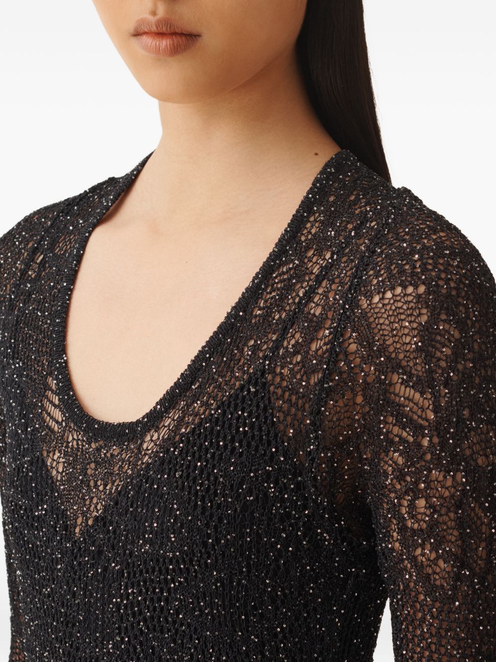 Fabiana Filippi Lace long dress