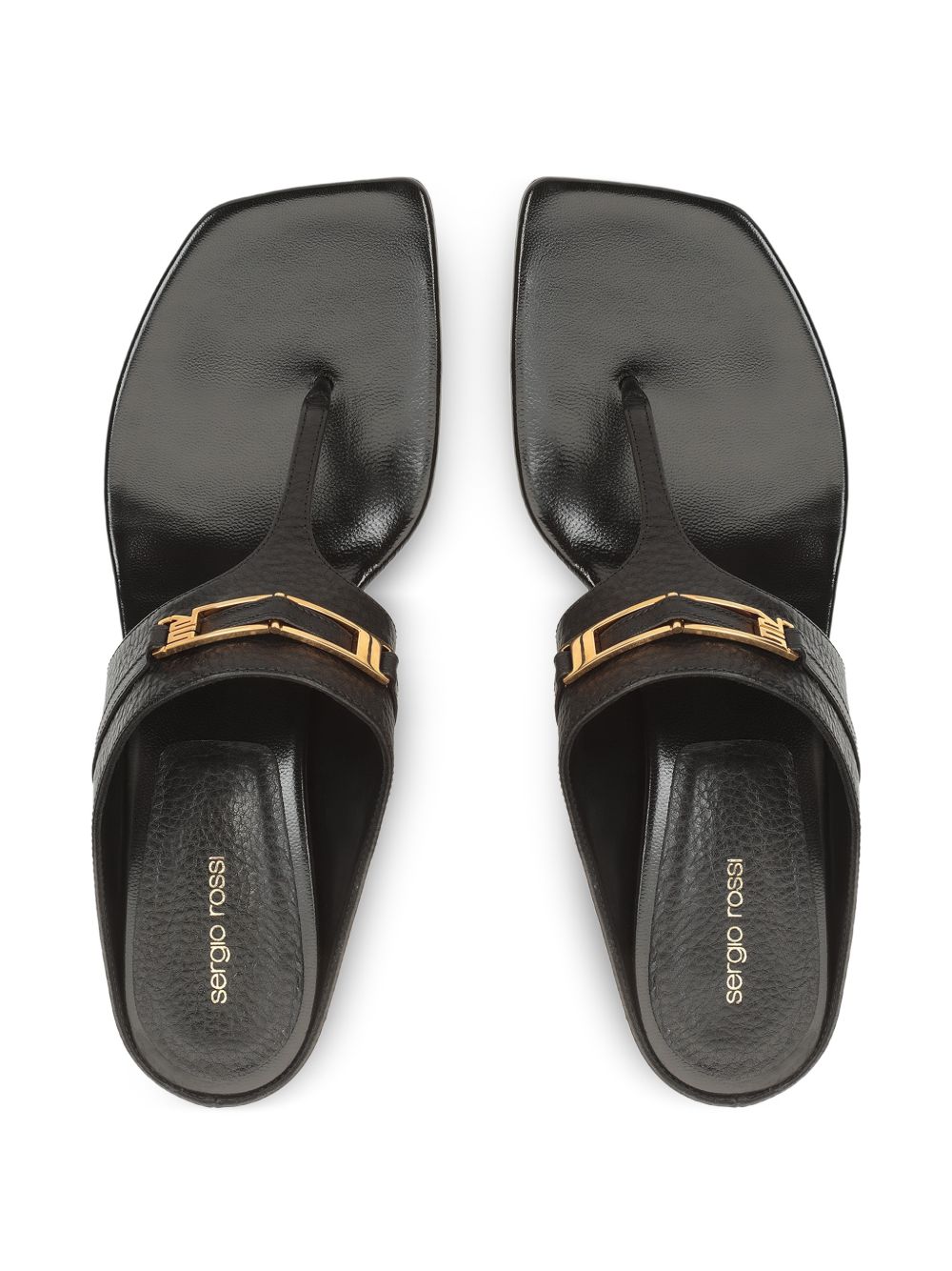 Sergio Rossi Leather thong sandals