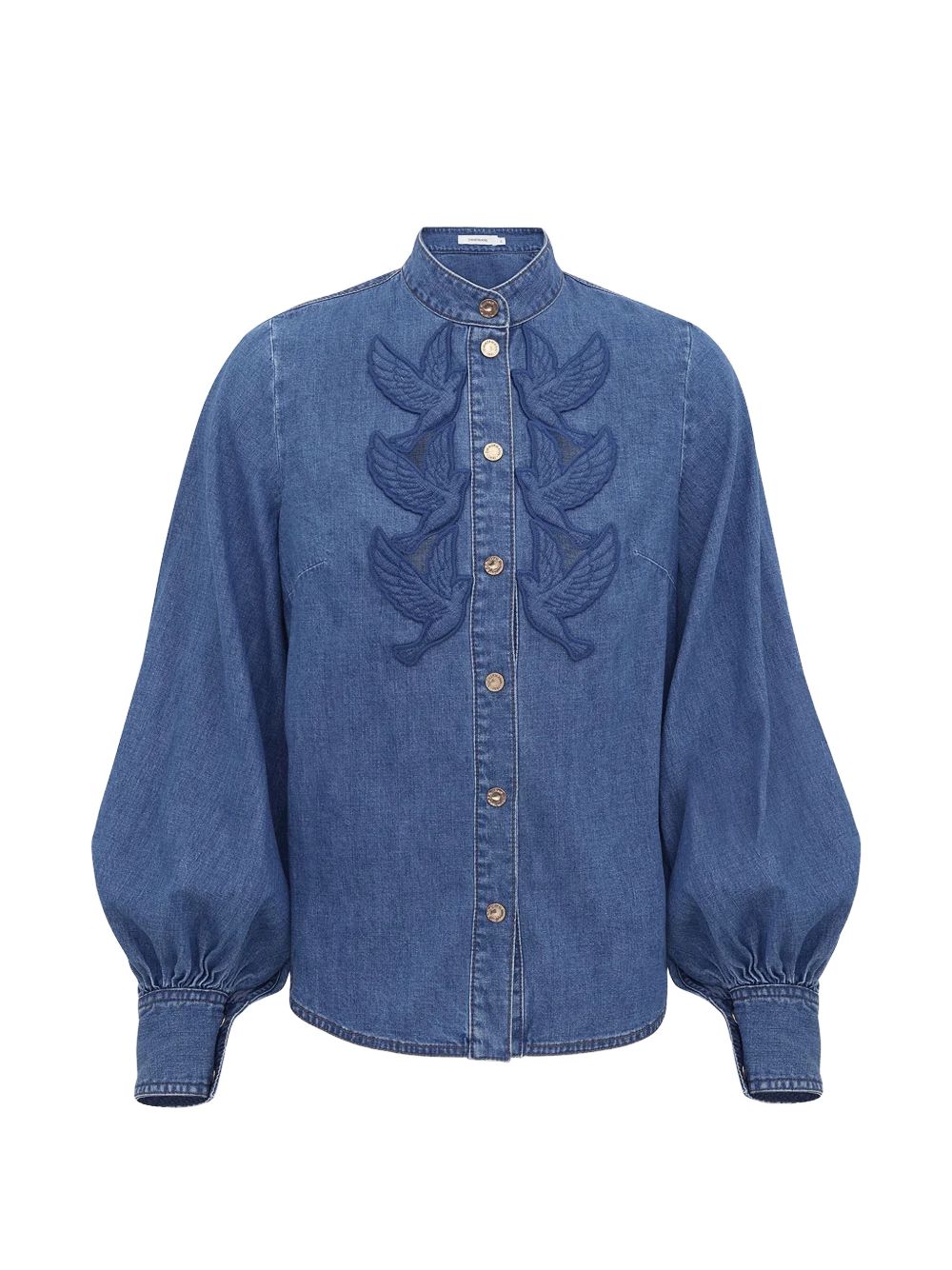 Zimmermann Denim applique shirt