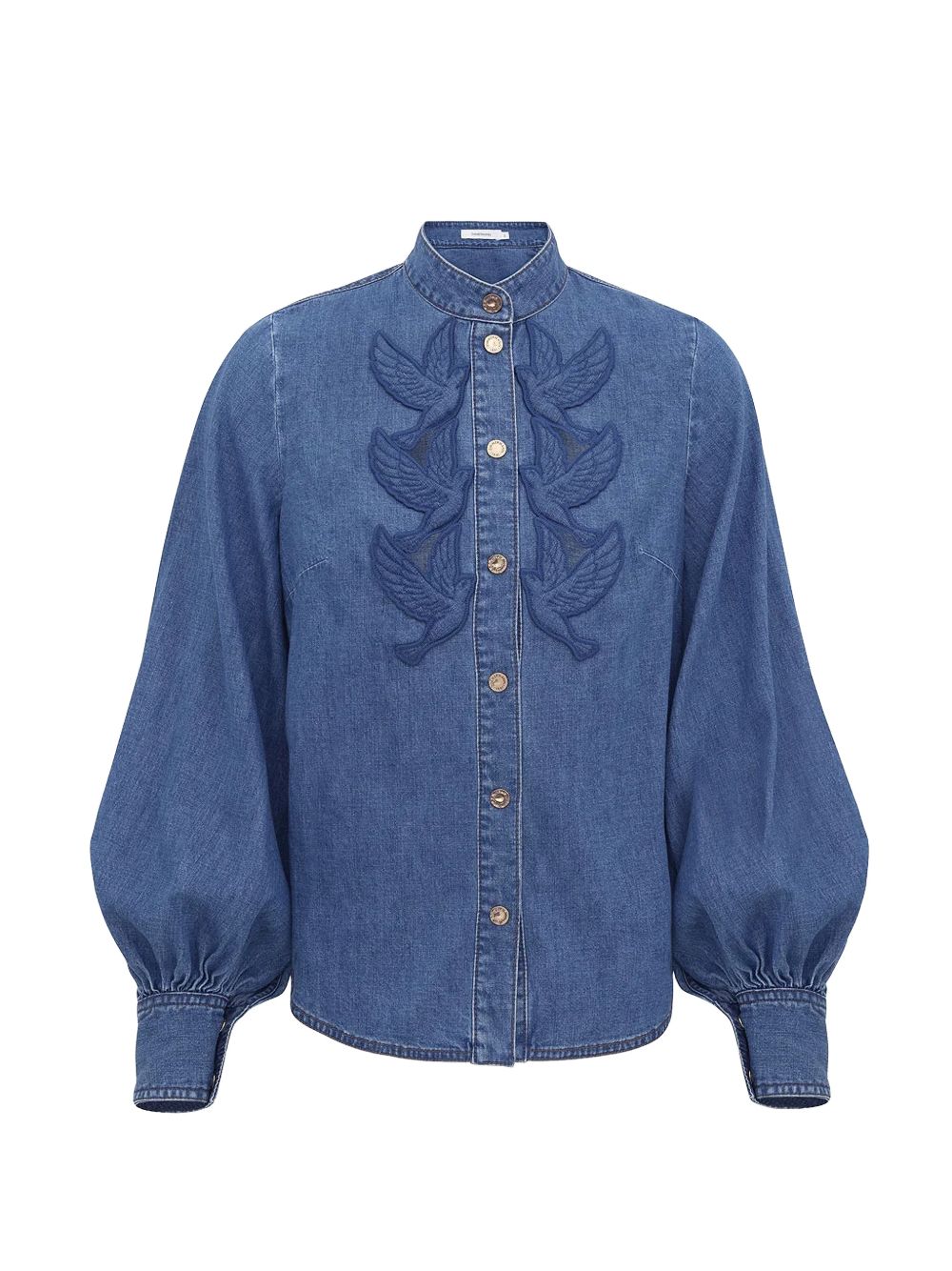 Zimmermann Denim applique shirt