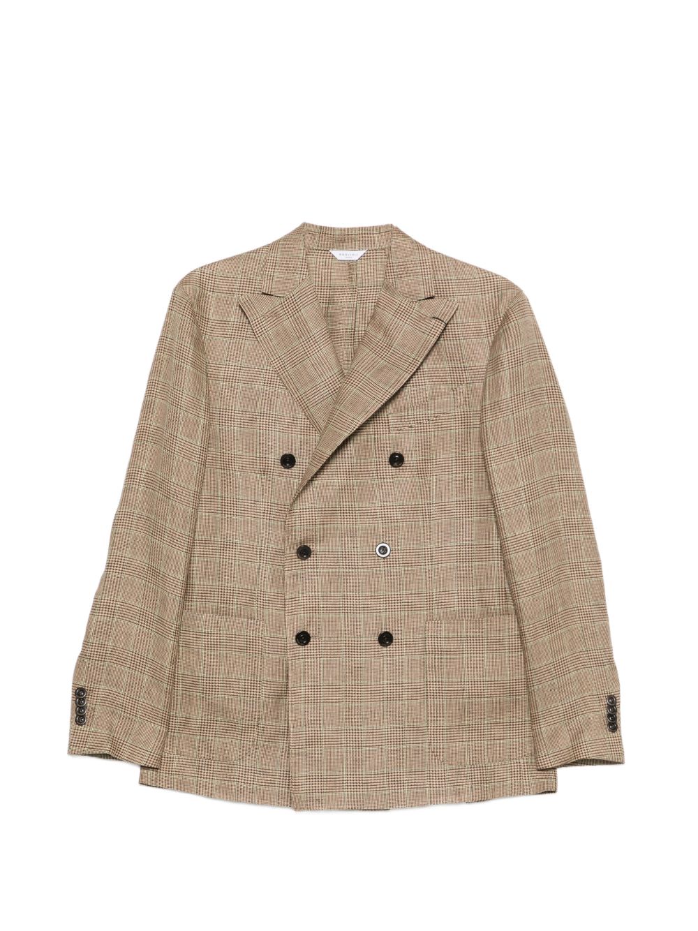 Boglioli Linen double-breasted jacket