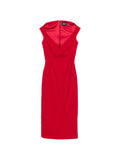 Solace London V-neck sleeveless Monica midi dress