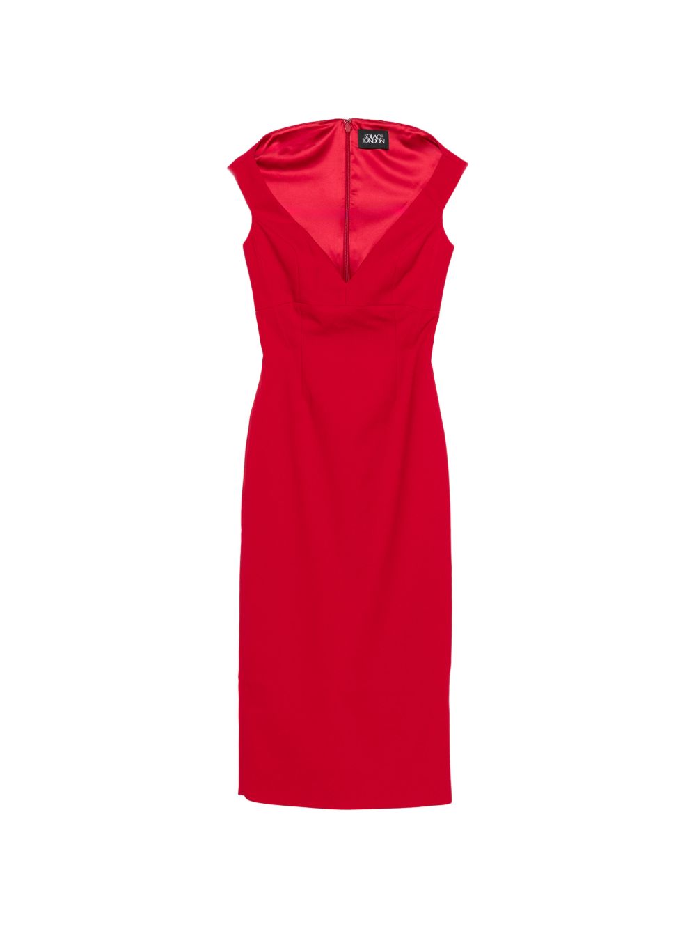 Solace London V-neck sleeveless Monica midi dress