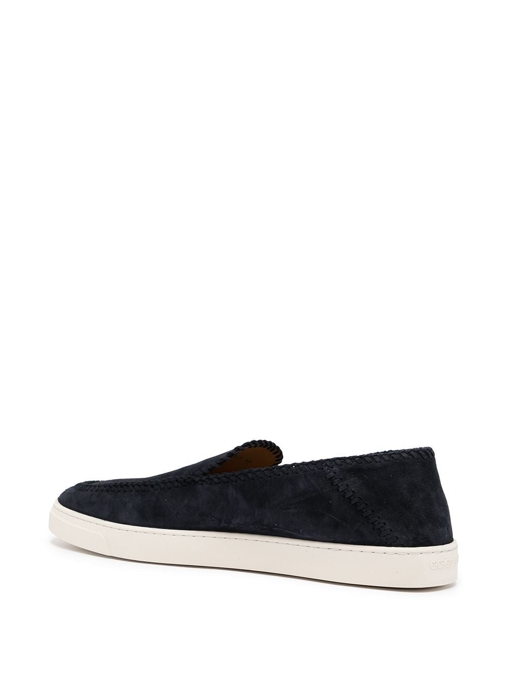 Giorgio Armani Leather slip-on sneakers