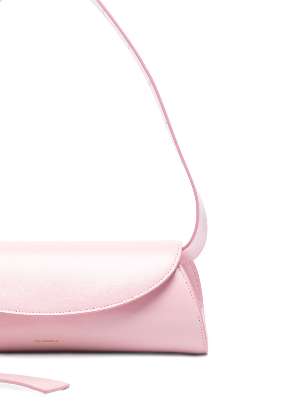 Jil Sander Cannolo small leather shoulder bag