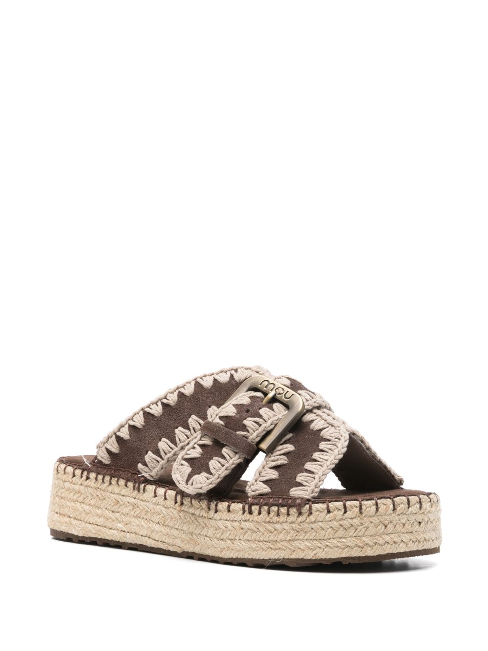 Mou Jute platform sandals