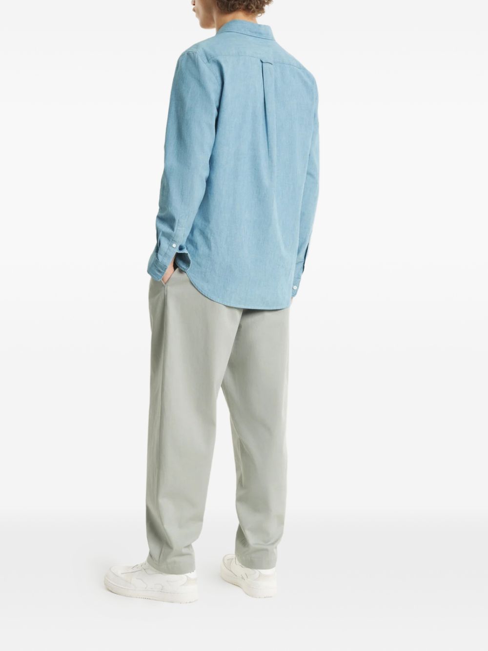 Maison Kitsuné Maison KitsunÃ© Profile Fox cotton shirt