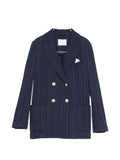 Circolo 1901 Cotton double-breasted jacket
