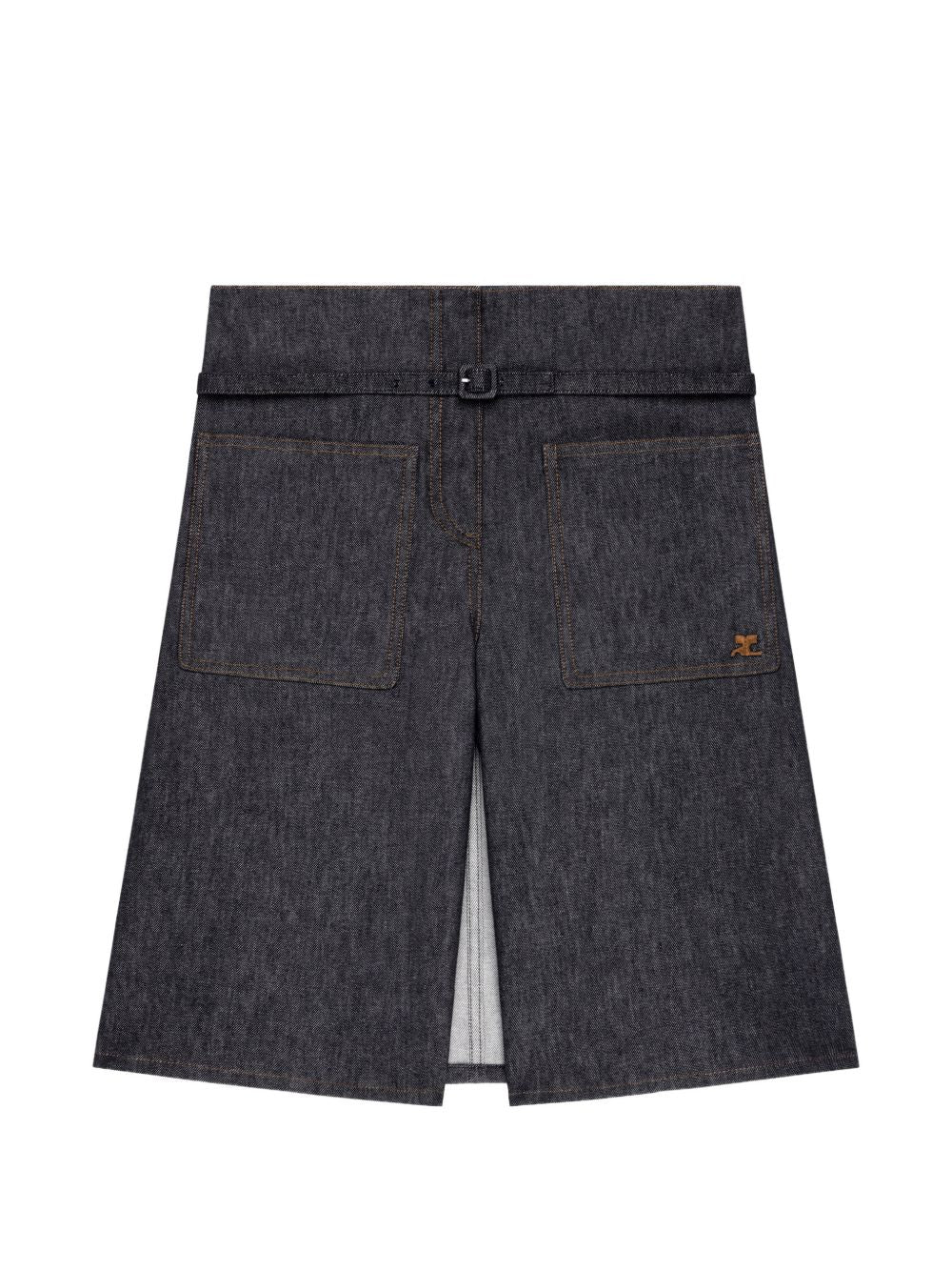 Courreges Denim shorts