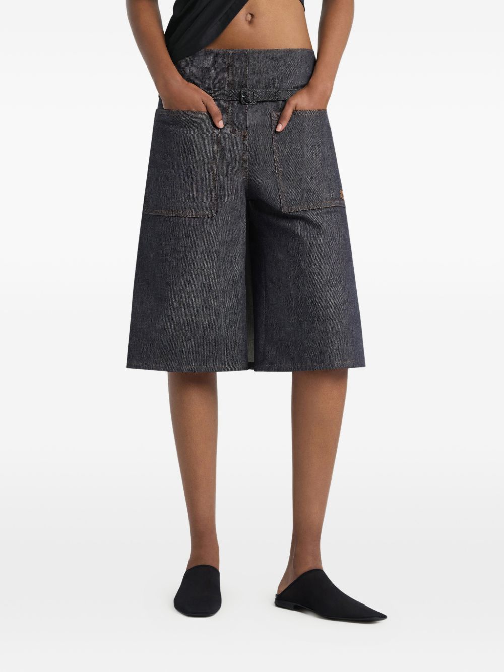 Courreges Denim shorts
