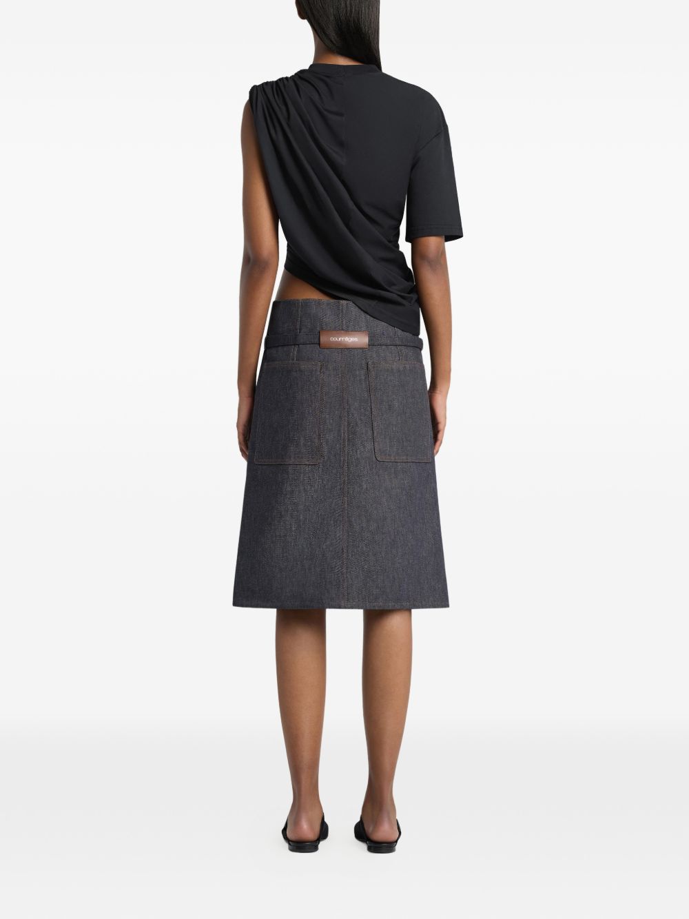 Courreges Denim shorts