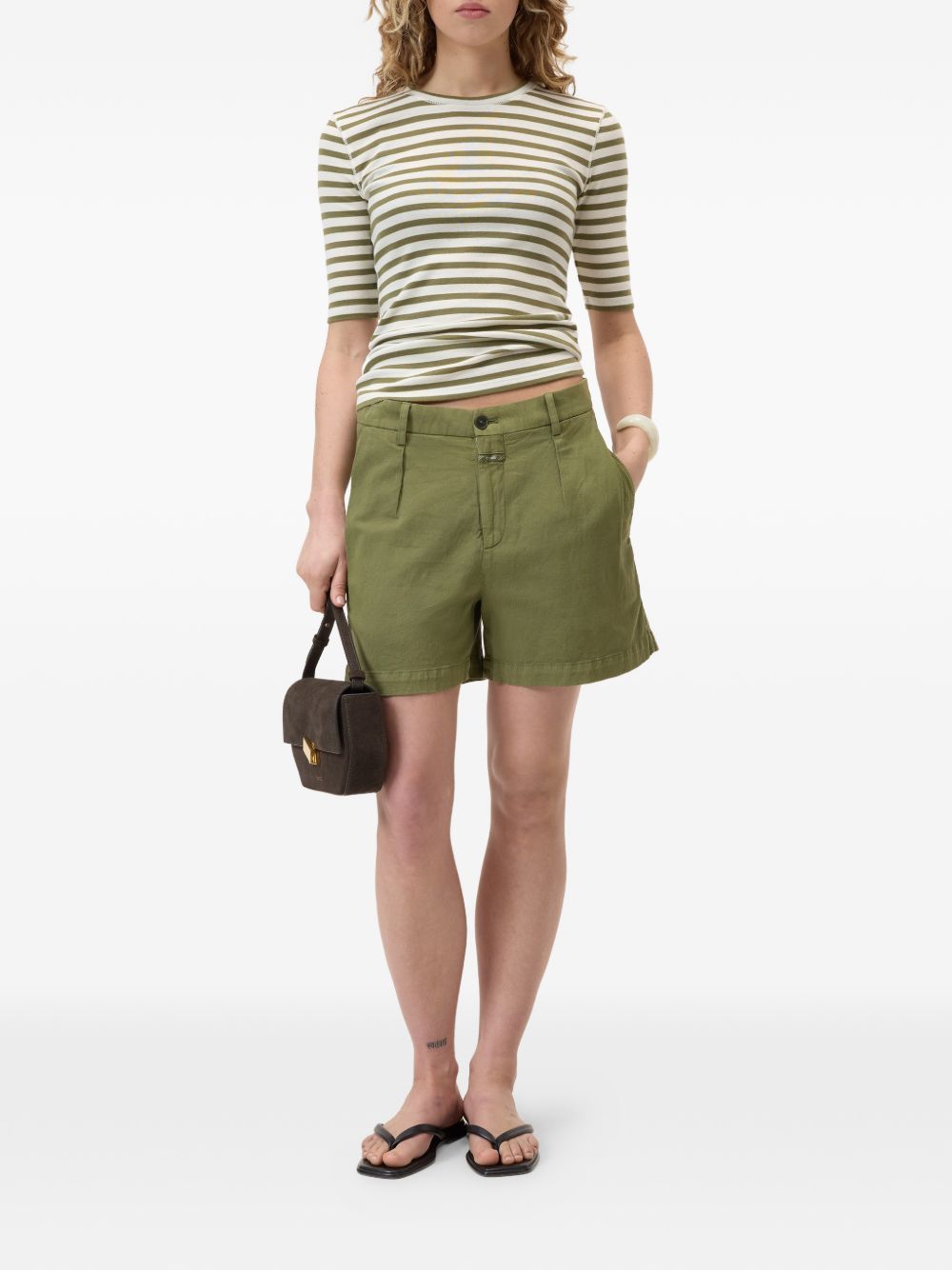 Closed Striped cotton blend sweater