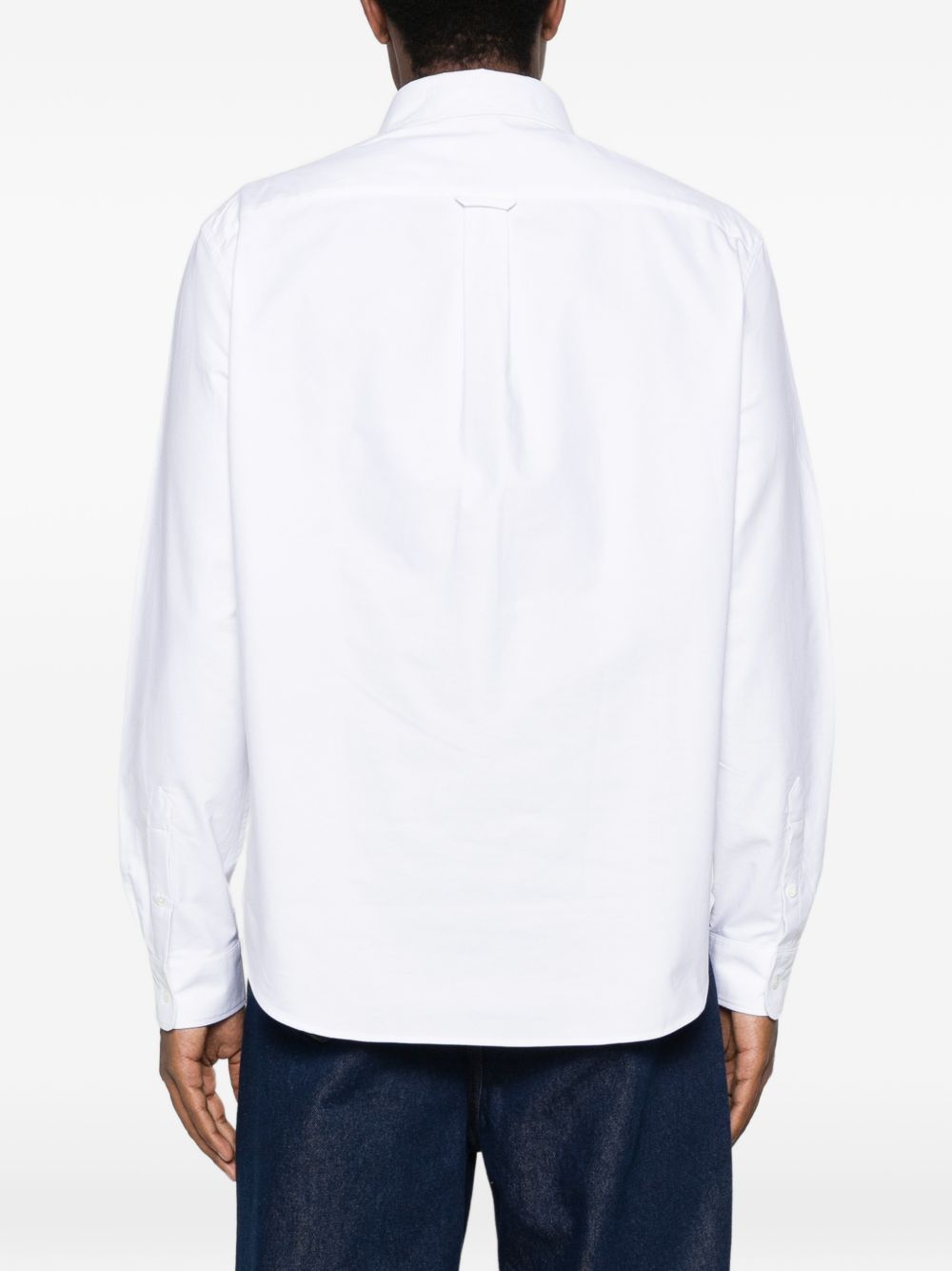 Maison Kitsuné Maison KitsunÃ© Profile Fox cotton shirt