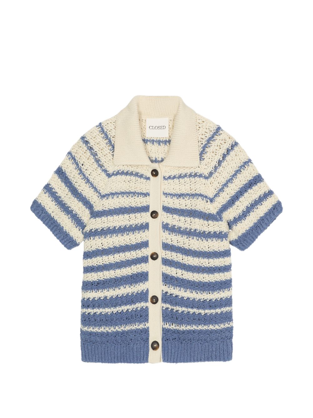Closed Striped cotton cardigan