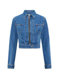 Marine Serre Denim cotton jacket