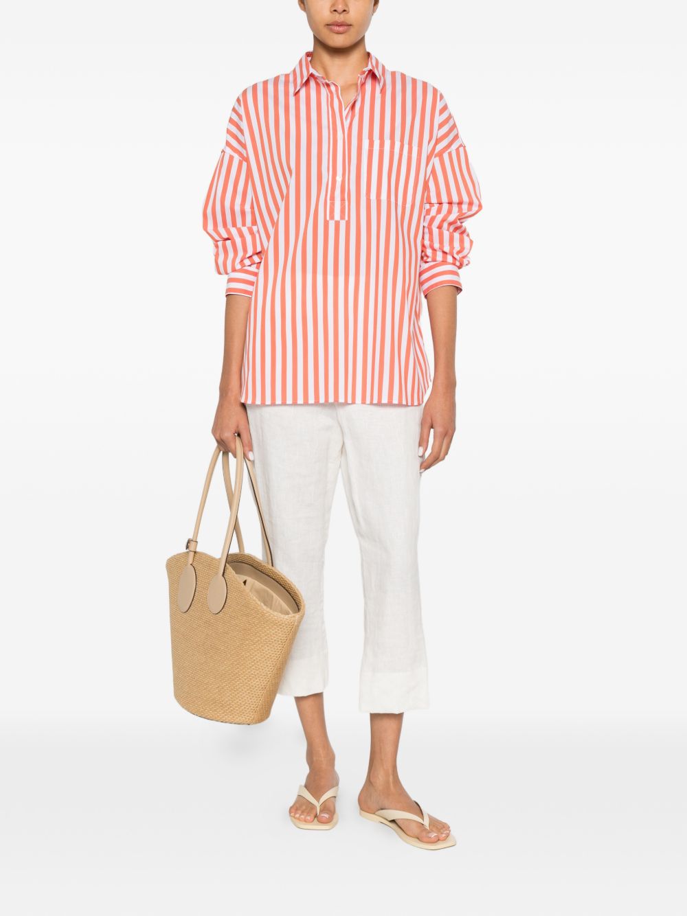 Archivio '67 Cotton blend striped shirt