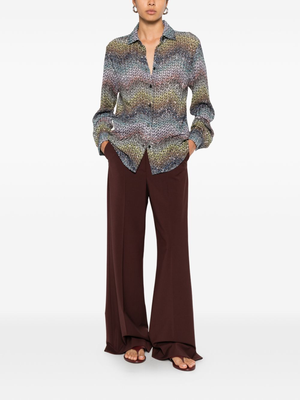 Missoni Zig zag print shirt