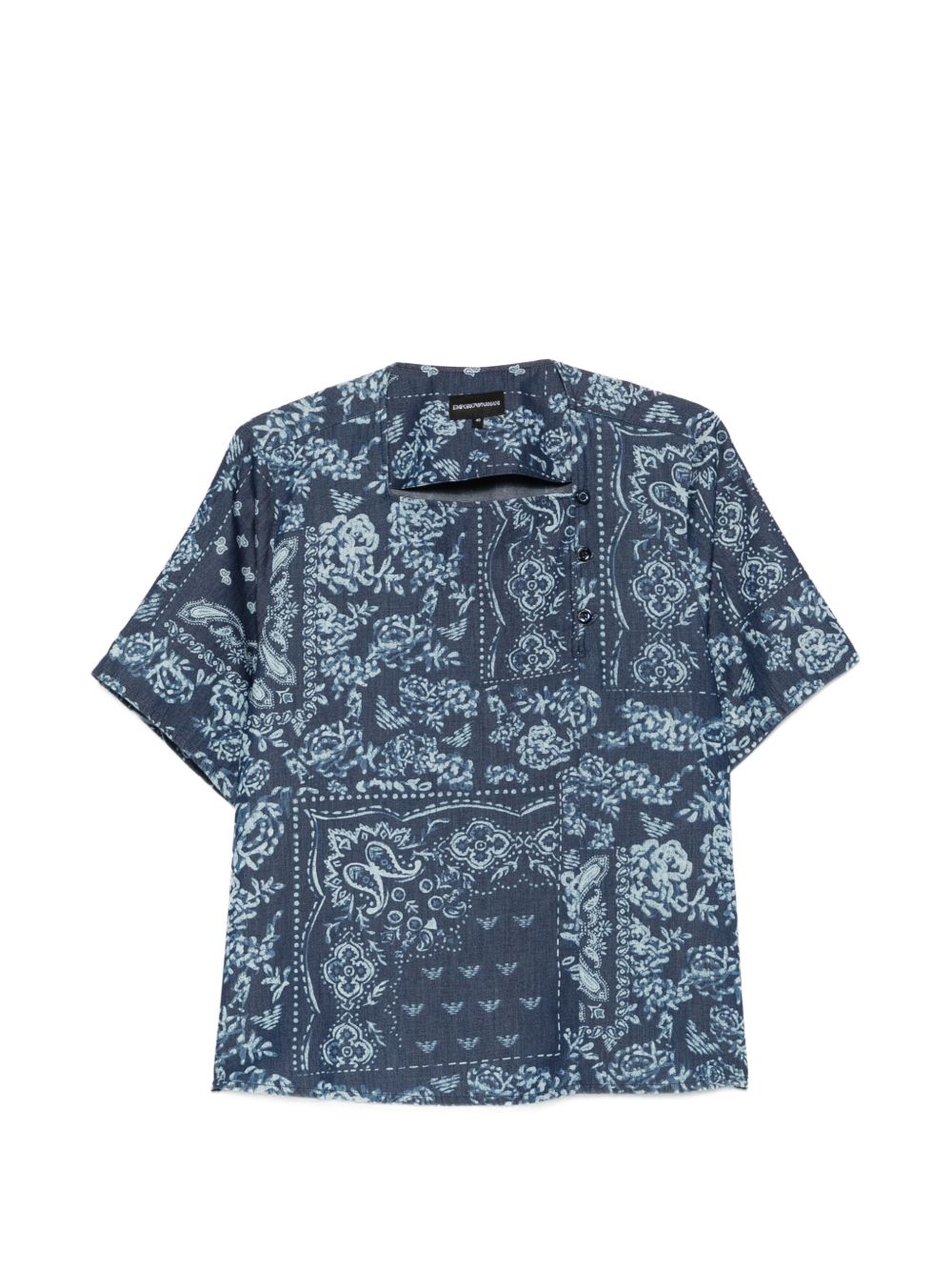 Emporio Armani Floral Print Cotton Top