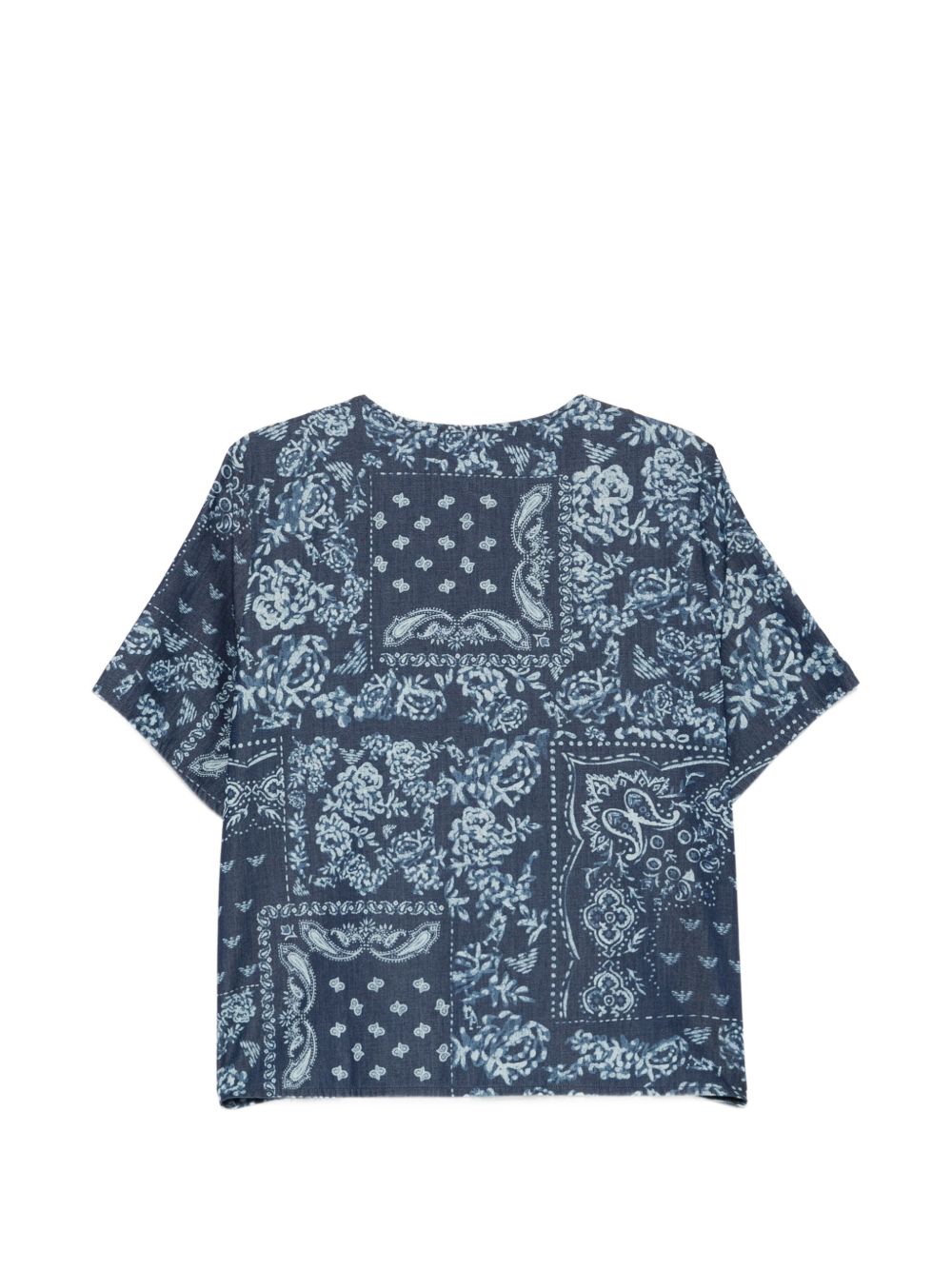 Emporio Armani Floral Print Cotton Top