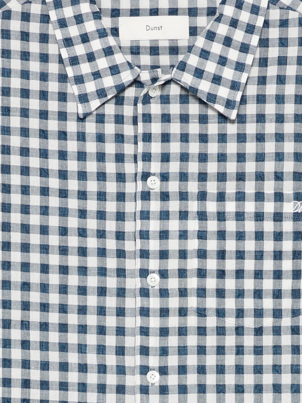 Dunst Checked cotton blend shirt