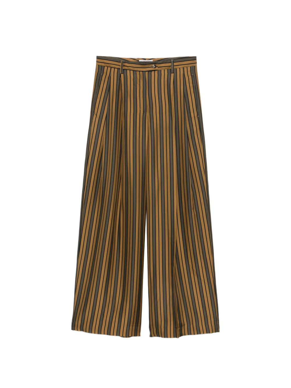 Alberto Biani Striped silk trousers