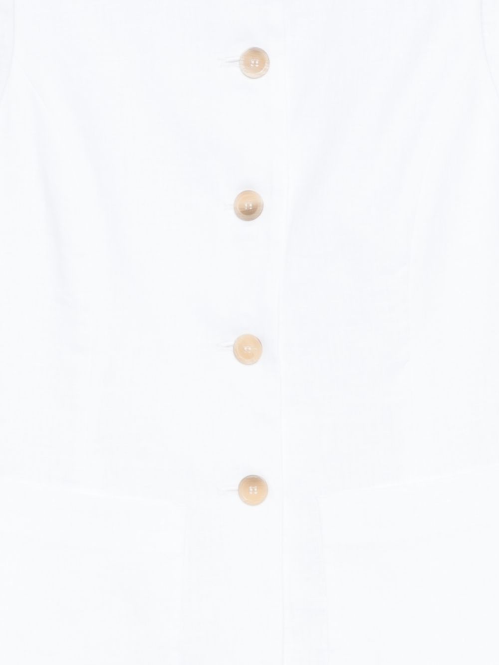 Semicouture Glenna linen vest
